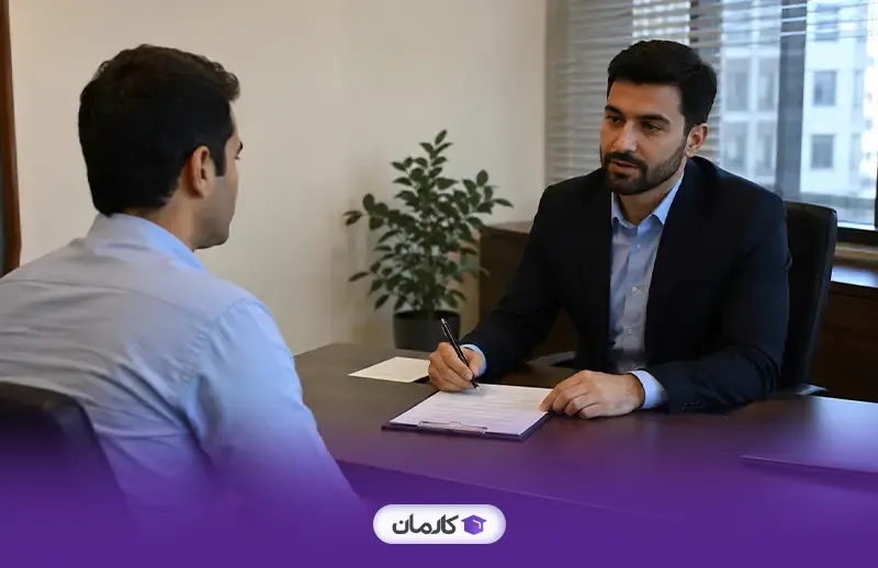 مصاحبه استخدامی در یک شرکت— فرایند جذب و استخدام نیروی انسانی